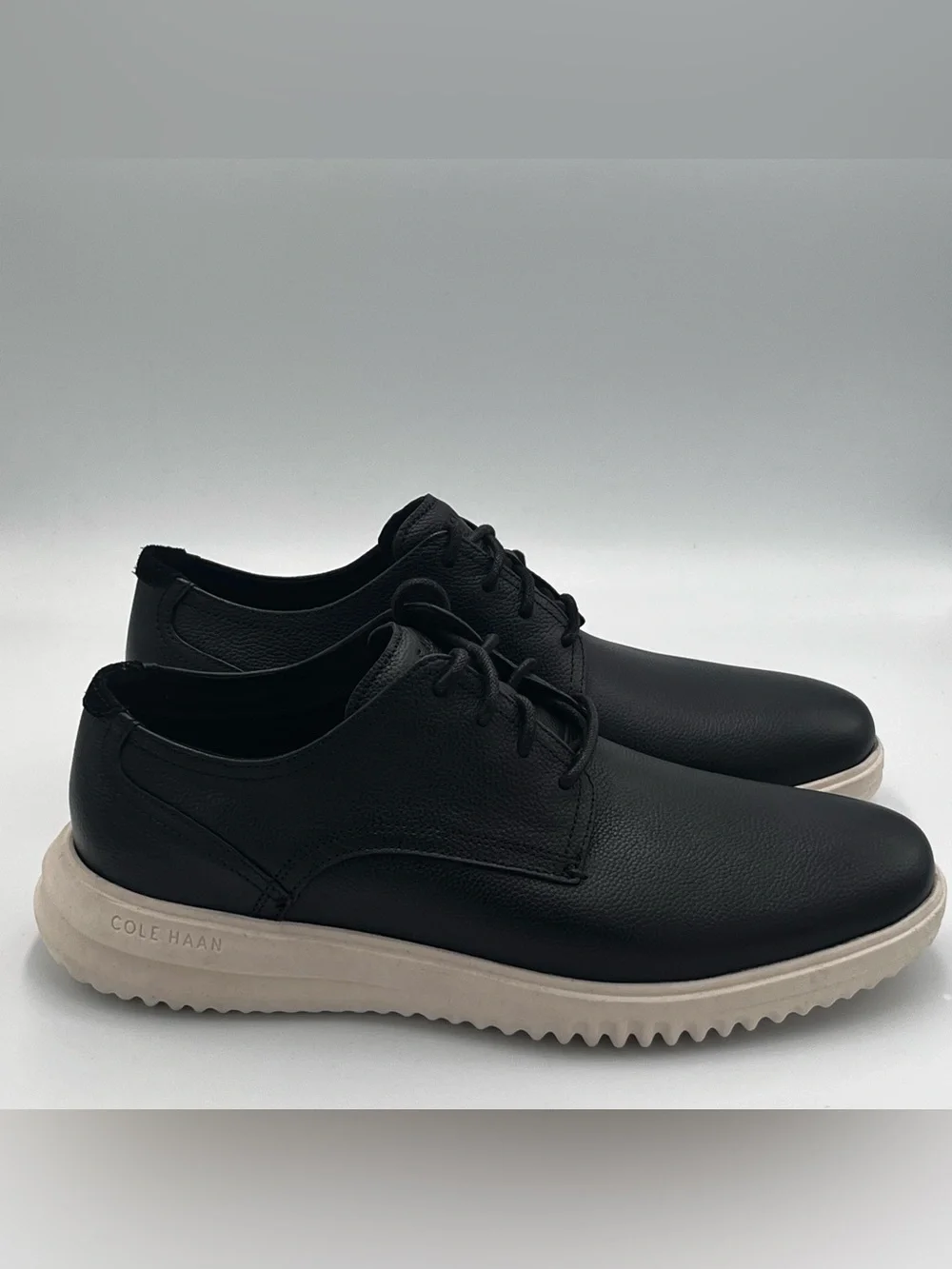 Cole Haan Grand Leather Lace-Up Oxford Shoes Black Men’s 8.5 M